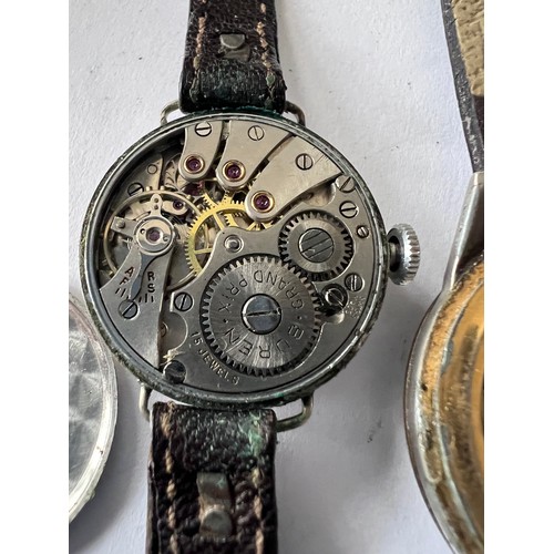 567 - Two watches to include a Buren Grand Prix, stamped to rear of case 251741 and inner 415326 and a Mig... 