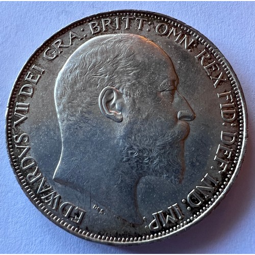 606 - An Edward VII, 1901-1910 Silver crown, 1902.  28.31gm.