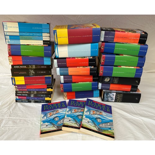 808 - A collection of 32 Harry Potter books comprising the full series, including 14 x  First Editions and... 