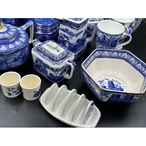 267 - A collection of Rington's Tea ceramics to include 5 plates largest 27cm d, 2 teapots largest approx ... 