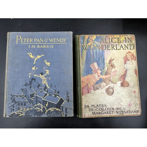 798 - Various children's books to include : J.M. Barrie, Peter Pan in Kensington Gardens' first edition pu... 