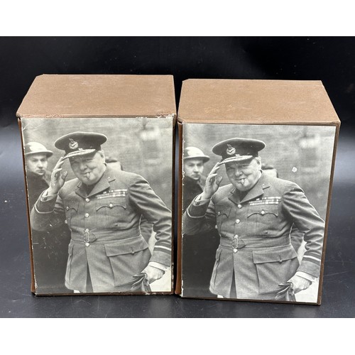 799 - Folio Society - Churchill (Winston S.) The Second World War Volumes 1-6 volumes, in 2 slip-cases.