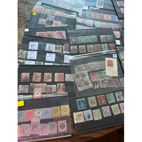 591 - An accumulation of mainly Queen Victoria and Queen Elizabeth II pre-decimal GB stamps, mint and used... 