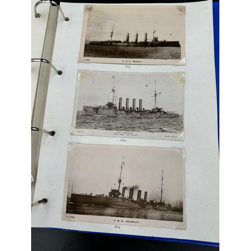 754 - Four albums of postcards mostly with a nautical theme. Two largest albums with mercantile (incudes s... 