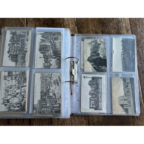 756 - A large collection of World War I & II postcards depicting soldiers, artillery tanks, camps, many bo... 