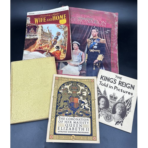 758 - A collection of Coronation souvenir guides and books to include The Illustrated London News King Edw... 