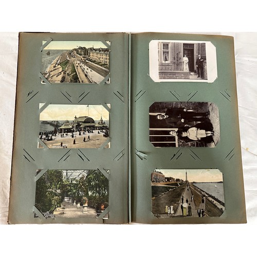 761 - Four postcard albums, the majority topographical to include various British topography, Hull (71), S... 