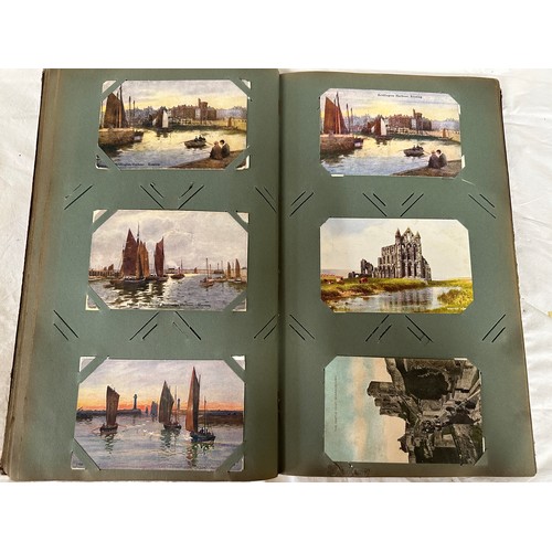 761 - Four postcard albums, the majority topographical to include various British topography, Hull (71), S... 