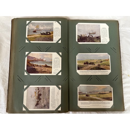 761 - Four postcard albums, the majority topographical to include various British topography, Hull (71), S... 