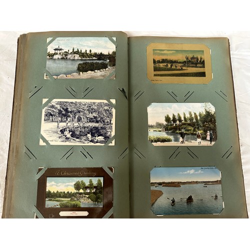 761 - Four postcard albums, the majority topographical to include various British topography, Hull (71), S... 