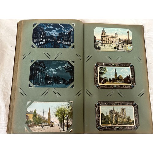 761 - Four postcard albums, the majority topographical to include various British topography, Hull (71), S... 