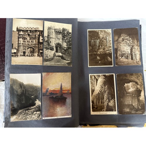 761 - Four postcard albums, the majority topographical to include various British topography, Hull (71), S... 