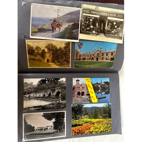 761 - Four postcard albums, the majority topographical to include various British topography, Hull (71), S... 