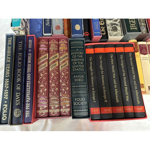 802 - Folio Society. Churchill, Winston S. The Second World War. Reprint Society. 1950. 6 vols. With
Debo.... 