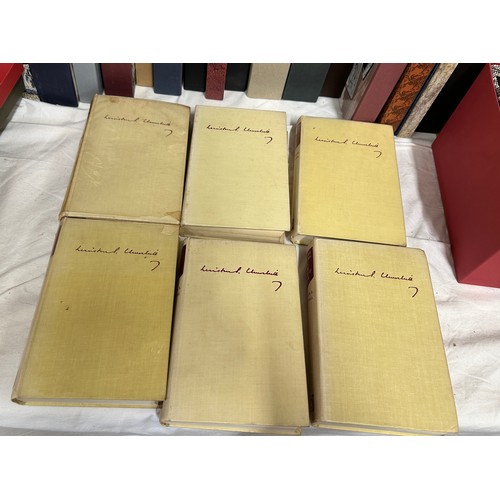 802 - Folio Society. Churchill, Winston S. The Second World War. Reprint Society. 1950. 6 vols. With
Debo.... 