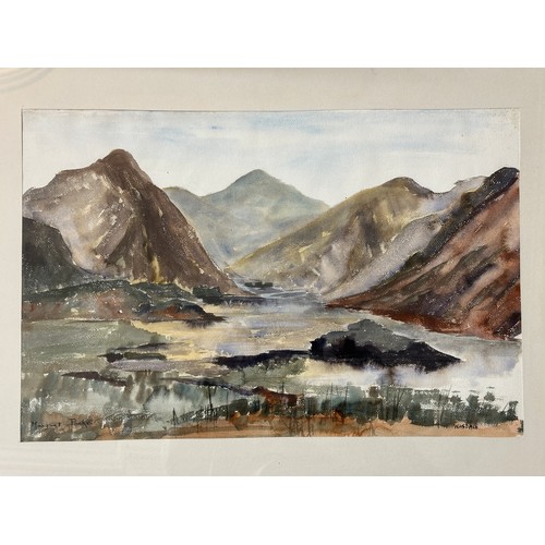 1172 - Margaret Parker (Northern British 1925-2012) 'Wasdale' watercolour signed and titled, image 36 x 53c... 