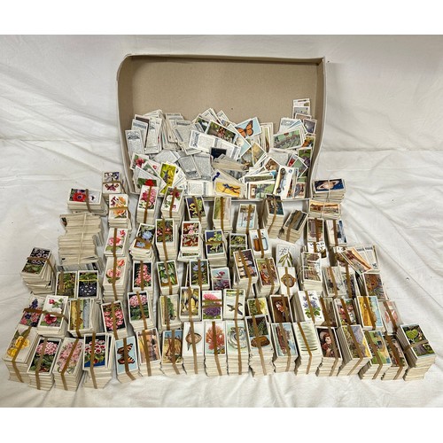 763 - A large quantity of cigarette cards:  Black Cat, Will's, various sets, etc. 10000+ cards.