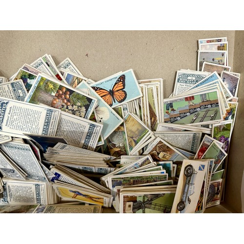 763 - A large quantity of cigarette cards:  Black Cat, Will's, various sets, etc. 10000+ cards.