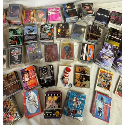 764 - A very large collection of Trade/Collectors Cards of Sports, Marvel, Disney, Tv programme, Topps set... 