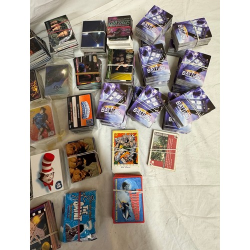 764 - A very large collection of Trade/Collectors Cards of Sports, Marvel, Disney, Tv programme, Topps set... 