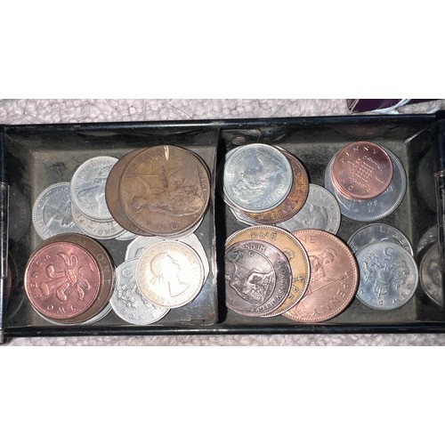 632 - A selection of mainly pre-decimal British coins to include some 1937 cased specimen coins (11 of 15)... 