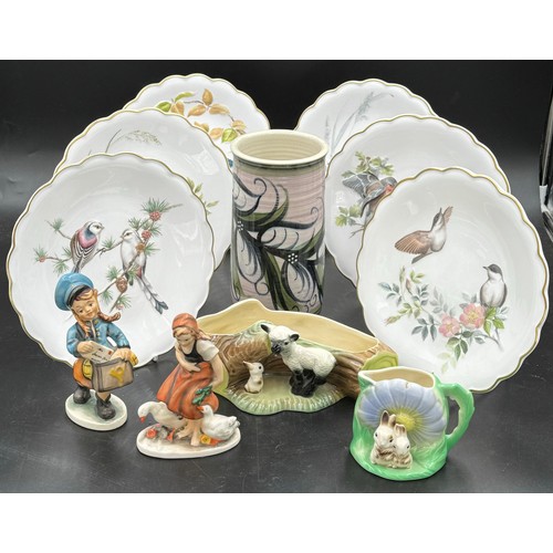 170 - A collection of six Dorothy Doughty dessert plates depicting birds (23.5cm diameter), all with Certi... 