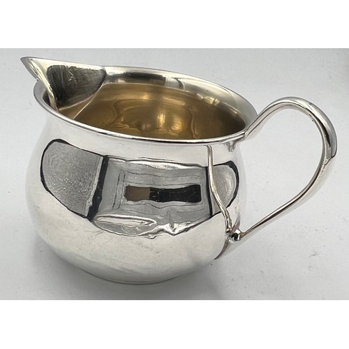 662 - Silver and white metal to include sauce boat, cream jug, bowl, Meka Denmark white metal enamelled sa... 