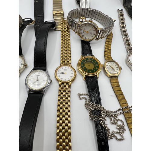 532 - A large quantity of ladies & gentleman's wristwatches and others to include Sekonda, Loris, Timex, L... 