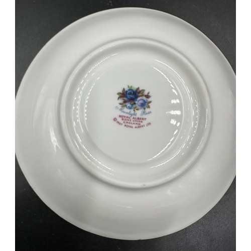 162 - Royal Albert Moonlight bone china to include 8 dinner plates 26cm d, 8 cereal dishes, 8 tea plates 1... 