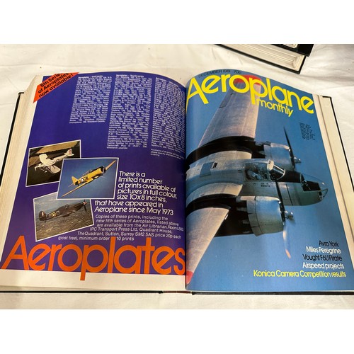 789 - Aviation interest. Air International monthly publications in 9 bespoke volumes from Jan 1973- Dec 19... 