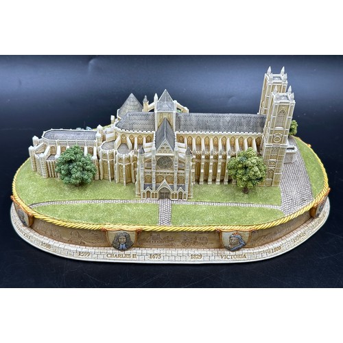 198 - Two Lilliput Lane Sculptures of Westminster Abbey, first a Millennium Special edition to celebrate a... 