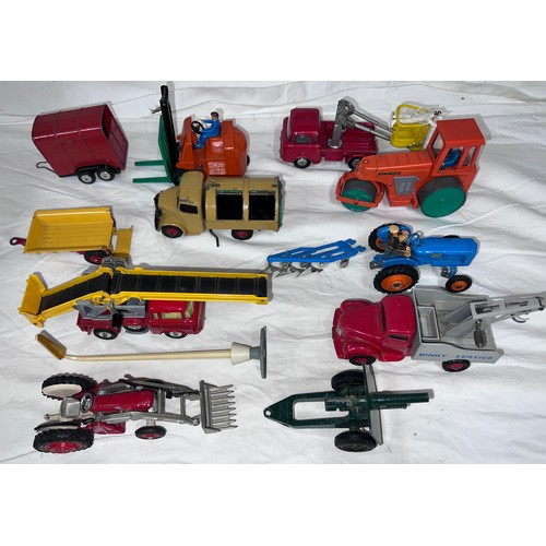 836 - Corgi and Dinky diecast vehicles to include a Corgi Jeep FC-150, Corgi Street Lamp, Dinky Coventry C... 