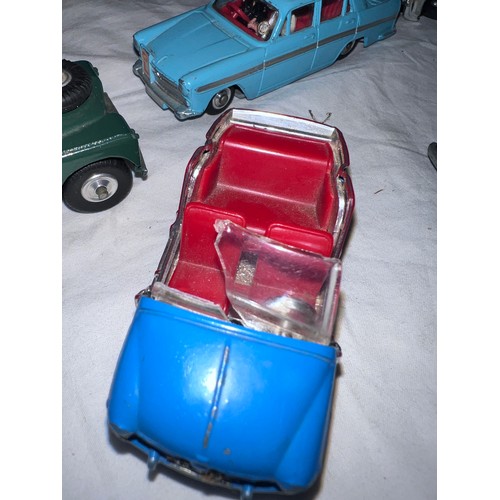 837 - Corgi and Dinky diecast vehicles to include Dinky 135 Triumph 2000, Dinky 343 Dodge, Corgi Lincoln C... 