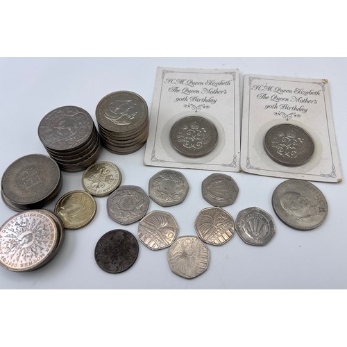 623 - Various coins to include 8 x 1977 crowns, Elizabeth & Philip x 5, Prince of Wales and Lady Diana Spe... 