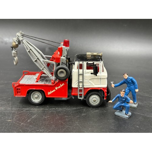 845 - Corgi Holmes Wrecker recovery vehicle with Ford tilt cap 1142 together with a Corgi Priestman Cub Sh... 