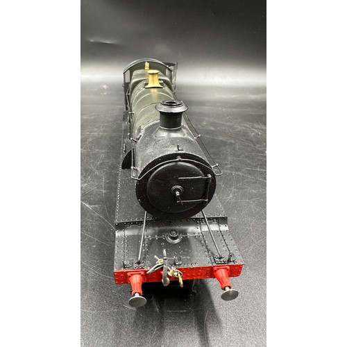 824 - A GWR 2872 0 gauge Tank Locomotive and Tender with black paint finish.