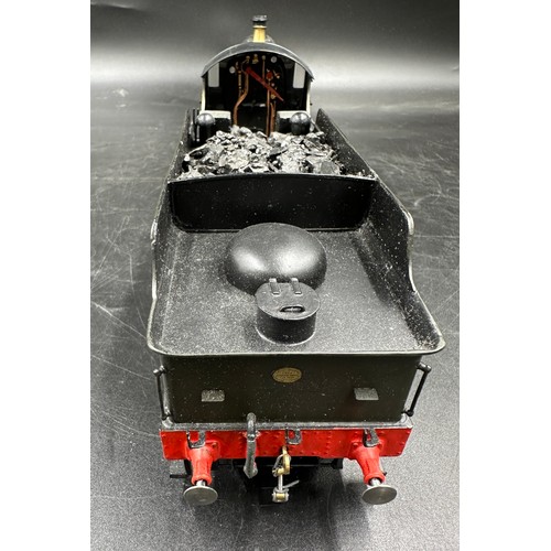 824 - A GWR 2872 0 gauge Tank Locomotive and Tender with black paint finish.