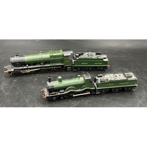 826 - A G.W.R. 2317 locomotive and tender and a G.W.R. 4706 locomotive and tender, both K's Kits.