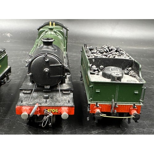 826 - A G.W.R. 2317 locomotive and tender and a G.W.R. 4706 locomotive and tender, both K's Kits.