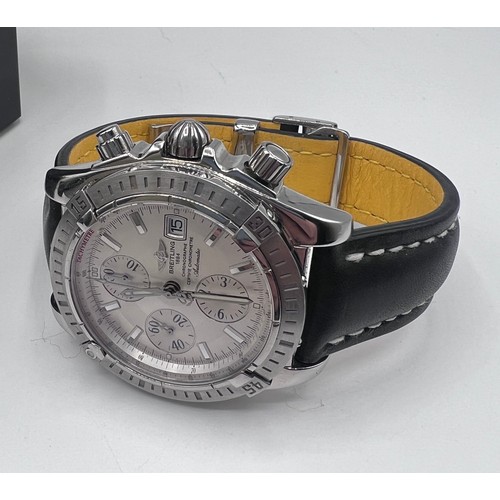 539 - Breitling Chronomat Evolution. Ref: A13356 43mm Stainless Steel wristwatch. With box and papers. Ver... 