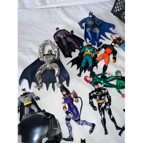 1117 - A large collection of mostly original Kenner Batman figures to include, Ertl diecast Batmobile vehic... 