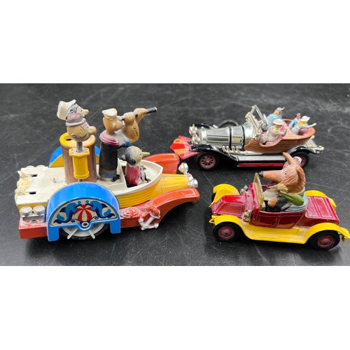 Toys 802 Popeye Paddle Wagon, Chitty Chitty Bang Bang and