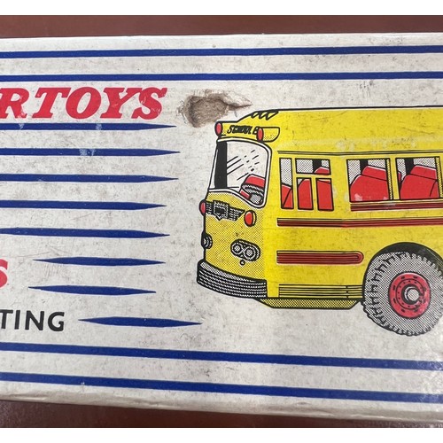 1114 - A Dinky Supertoys Wayne School Bus, 949. Yellow and red.