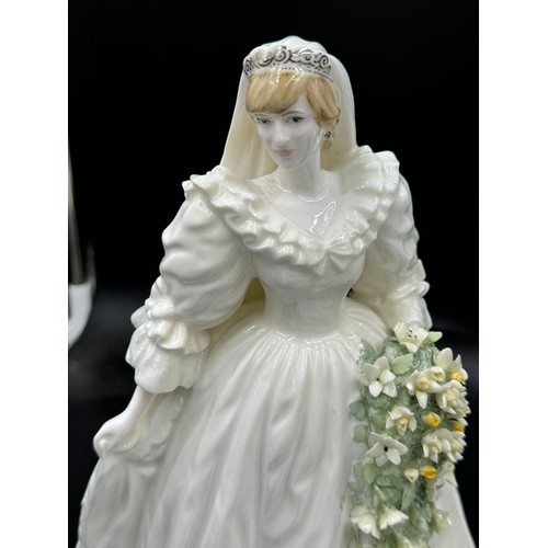 212 - Coalport 'Royal Bride' figurines to include Sarah Duchess of York 363/7500, Sophie Countess of Wesse... 