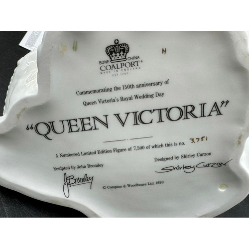 209 - Coalport 'Royal Brides' to include Queen Mary 226/7500, Princess Alexandra (Queen) 2319/7500, Queen ... 