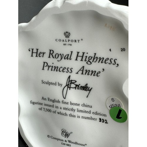 210 - Coalport 'Royal Brides' to include Katherine The Duchess of Kent, Princess Alexandra, Princess Anne.... 