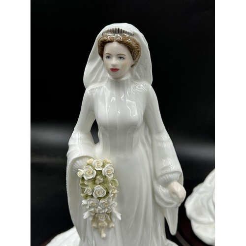 210 - Coalport 'Royal Brides' to include Katherine The Duchess of Kent, Princess Alexandra, Princess Anne.... 