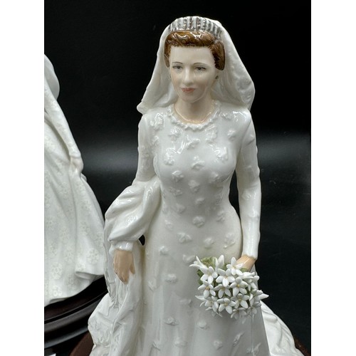 210 - Coalport 'Royal Brides' to include Katherine The Duchess of Kent, Princess Alexandra, Princess Anne.... 