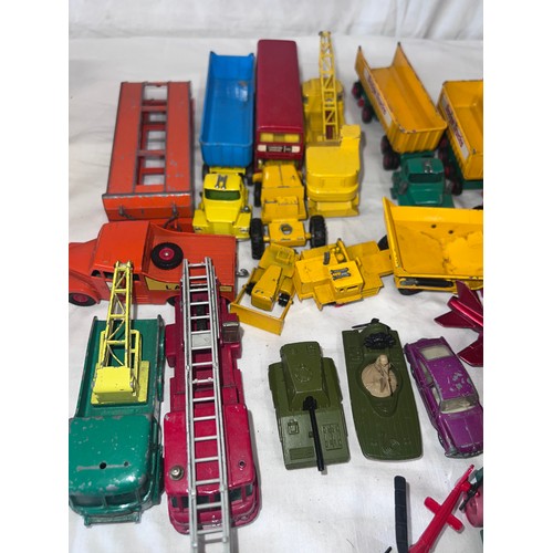 1159 - Diecast toys comprising Dinky, Corgi, Lesney, Matchbox Series etc to include Dinky Johnston Road Swe... 