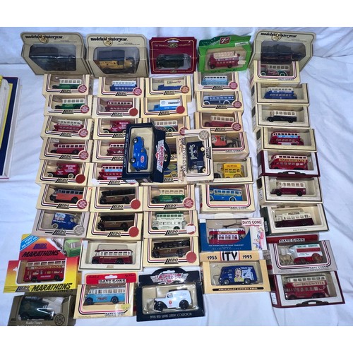 1160 - A collection of boxed Lledo models of buses & vehicles to include Days Gone, Models of Yesteryear, P... 